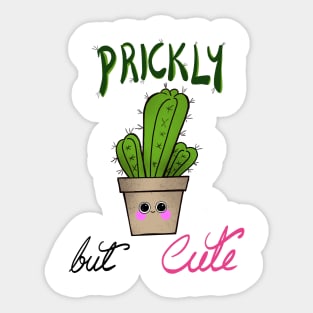 Prickly but cute Sticker